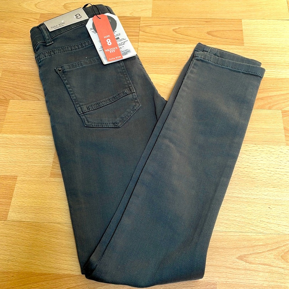 Zara Garment Dye Skinny Jeans for kids